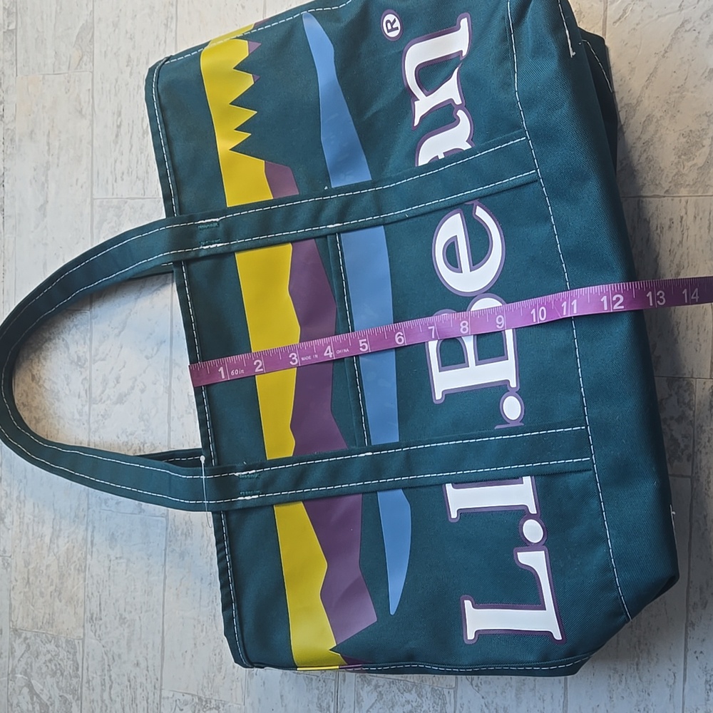 L.L. Bean Tote Bag Mount Katahidin Graphics - Picture 3 of 10